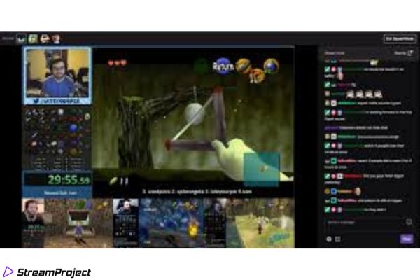 Screenshot von einem der ersten Squad-Streams überhaupt