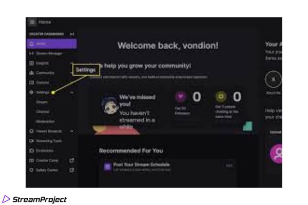 Suchen Sie den Twitch-Stream-Schlüssel und zeigen Sie ihn an