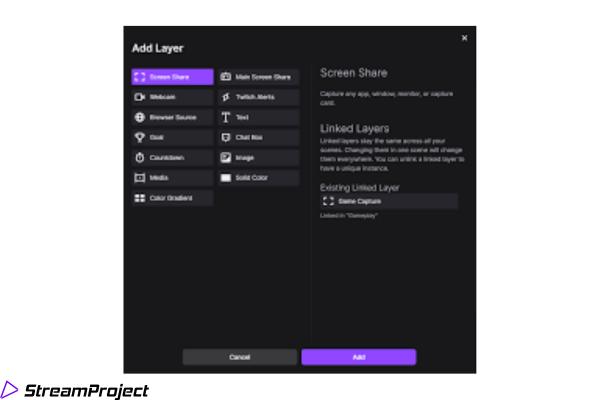 Twitch-Einstellung im Webbrowser