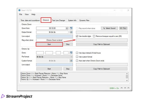 snaz bietet verschiedene Optionen zum Anpassen Ihres Twitch-Timers