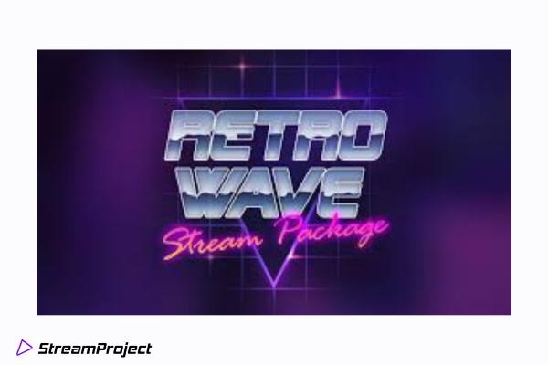 Top Twitch Overlay Retrowave von nerdordie.com