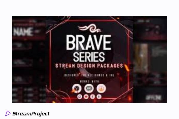 Top-Twitch-Overlays Brave-Serie von own.tv